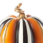 Striped pumpkin header