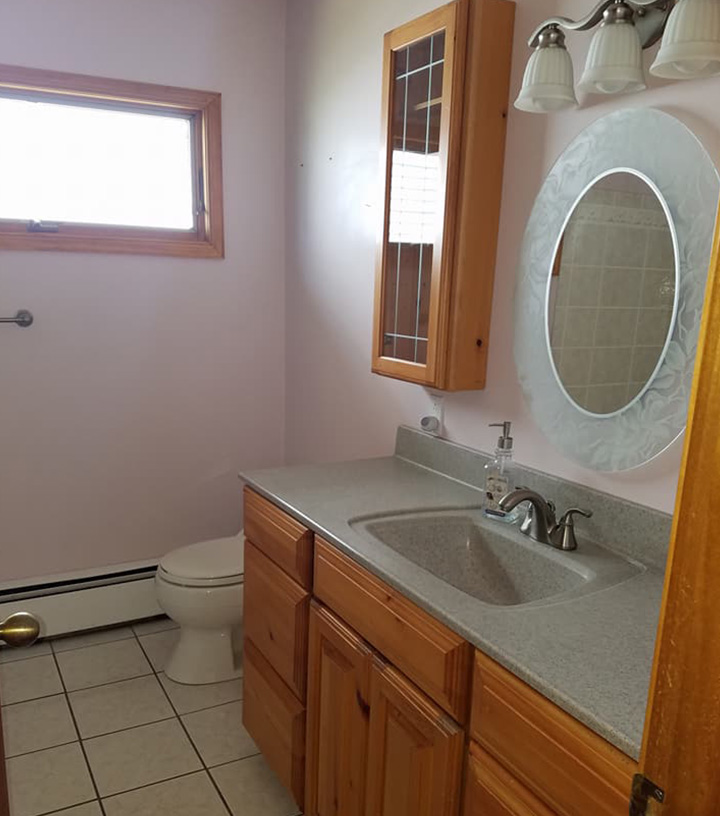 an old bathroom interior